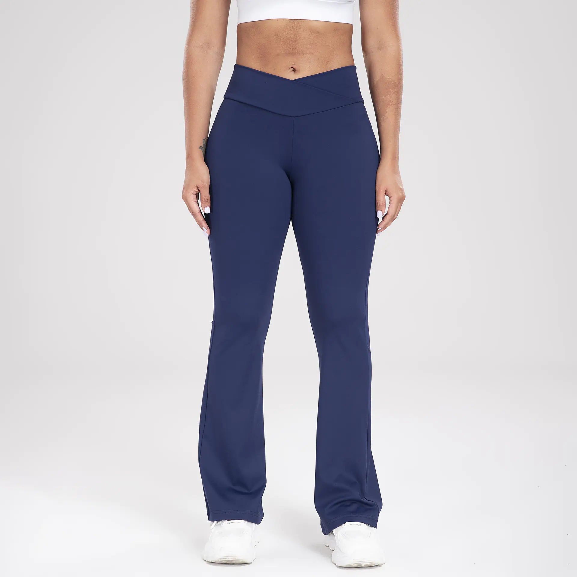 Cross-Waist Athletic Pants
