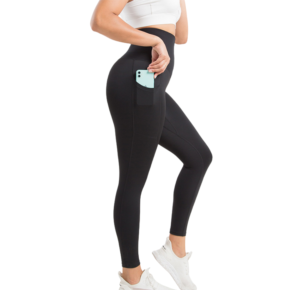 High-Waist Pocketed Pants